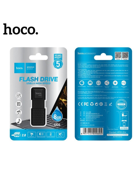 HOCO clé USB Inteligent UD6 8GO USB2.0