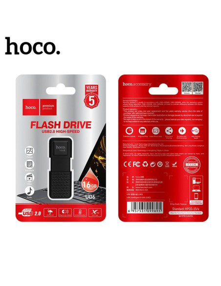 HOCO clé USB Inteligent UD6 16GO USB2.0