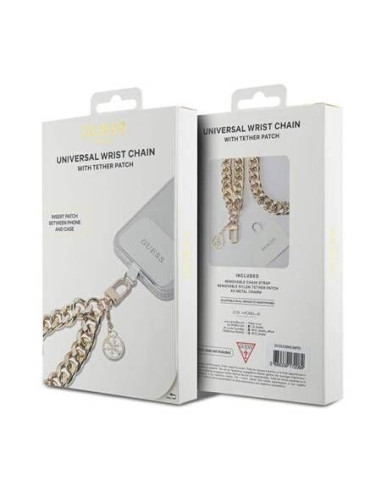 Guess Hand Strap GUOUCBMC4MD (Grande Chaîne 4G Charms / Or)