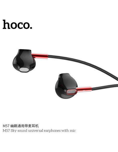 HOCO kit HF jack 3,5mm M57 noir