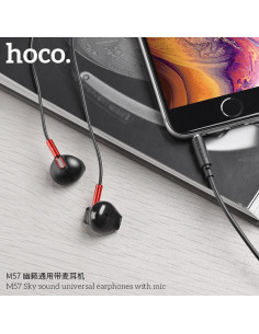 HOCO kit HF jack 3,5mm M57 noir 2