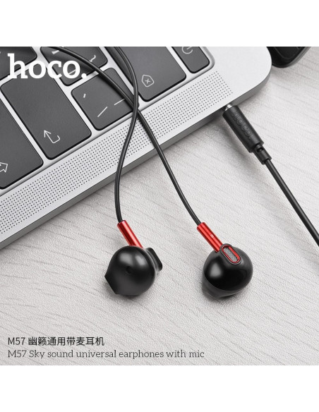 HOCO kit HF jack 3,5mm M57 noir