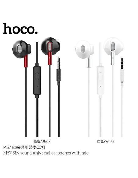 HOCO kit HF jack 3,5mm M57 noir