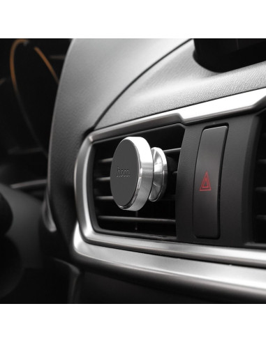 HOCO support voiture magnétique sur la grille de ventilation CA47 metal argent
