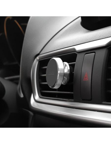 HOCO support voiture magnétique sur la grille de ventilation CA47 metal argent