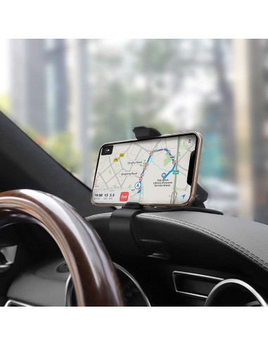 HOCO support voiture sur tableau de bord avec clip CA50 noir