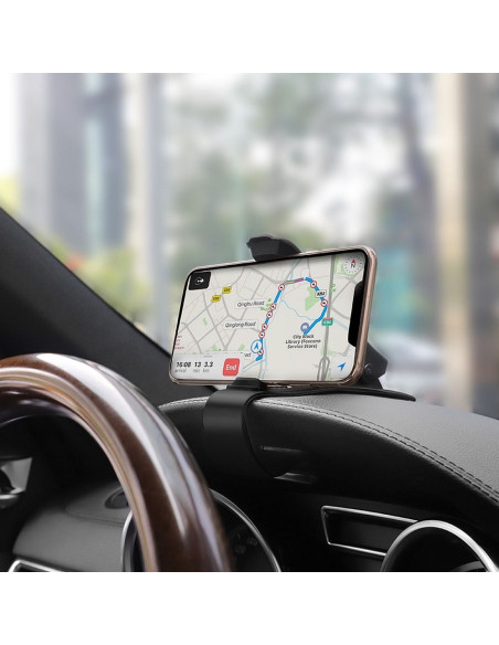 HOCO support voiture sur tableau de bord avec clip CA50 noir