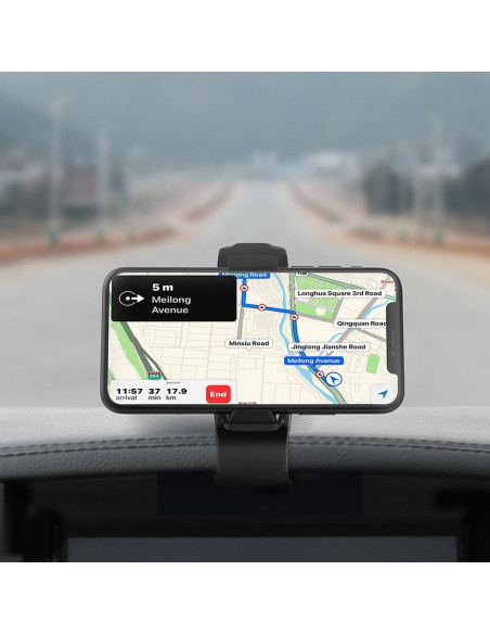 HOCO support voiture sur tableau de bord avec clip CA50 noir