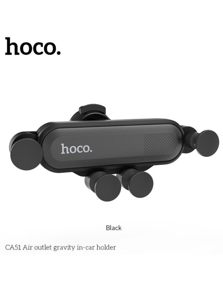 HOCO support voiture a gravitation sur la grille de ventilation CA51 noir