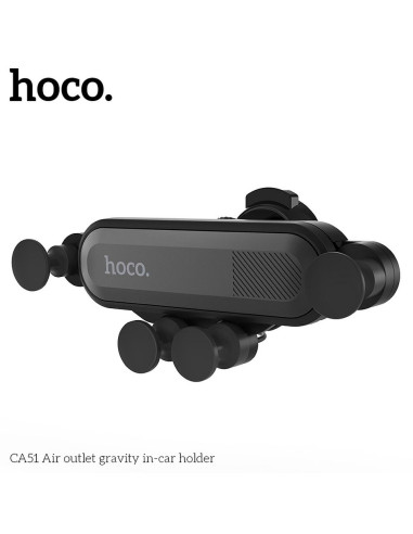 HOCO support voiture a gravitation sur la grille de ventilation CA51 noir