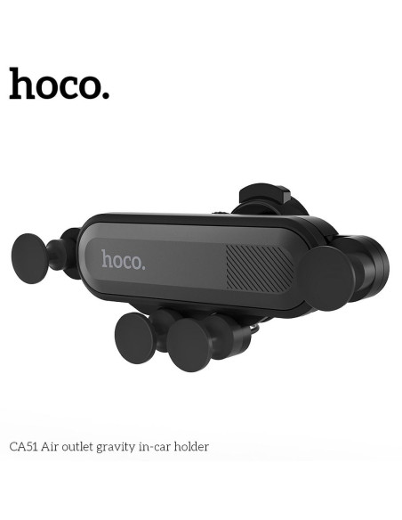 HOCO support voiture a gravitation sur la grille de ventilation CA51 noir