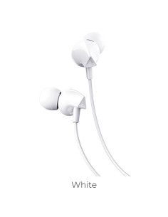 HOCO kit HF / écouteurs Jack 3,5mm jack 3,5mm M60 BLANC