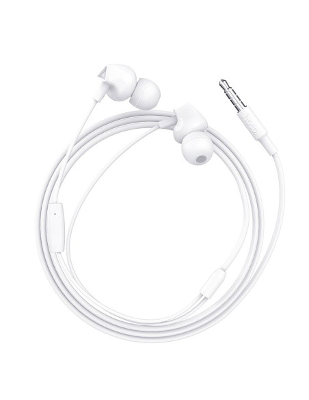 HOCO kit HF / écouteurs Jack 3,5mm jack 3,5mm M60 BLANC