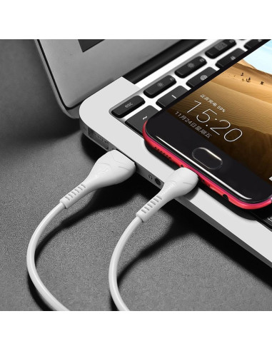 HOCO câble Cool power Micro X37 1 m blanc