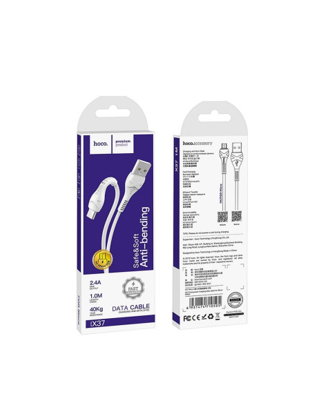 HOCO câble Cool power Micro X37 1 m blanc