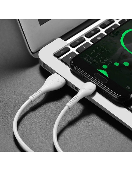 HOCO cable USB cable Cool power Type C X37 1 metre blanc