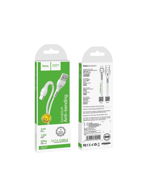 HOCO cable USB cable Cool power Type C X37 1 metre blanc