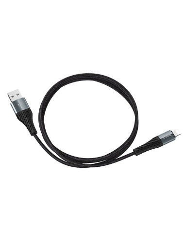 HOCO Câble COOL pour iPhone 8 broches X38 Lightning 1 metre noir