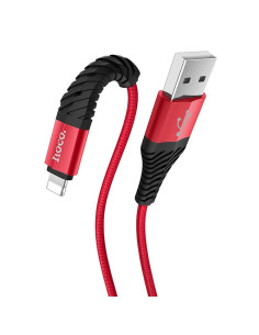 HOCO Câble COOL pour iPhone 8 broches X38 Lightning 1 metre rouge 2