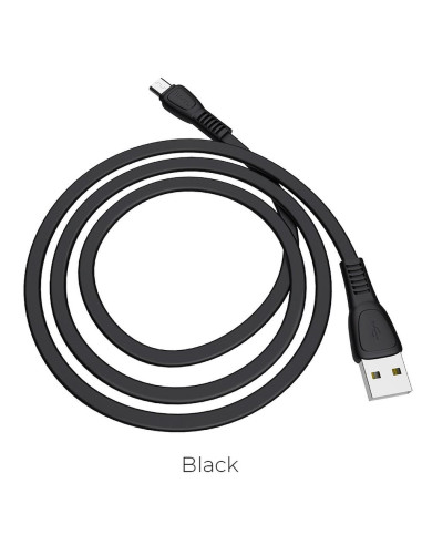 Câble HOCO Noah Micro X40 1 metre noir