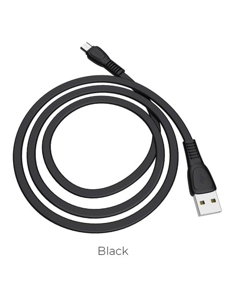Câble HOCO Noah Micro X40 1 metre noir
