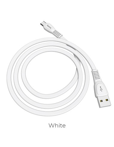 Câble HOCO Noah Micro X40 1 metre blanc