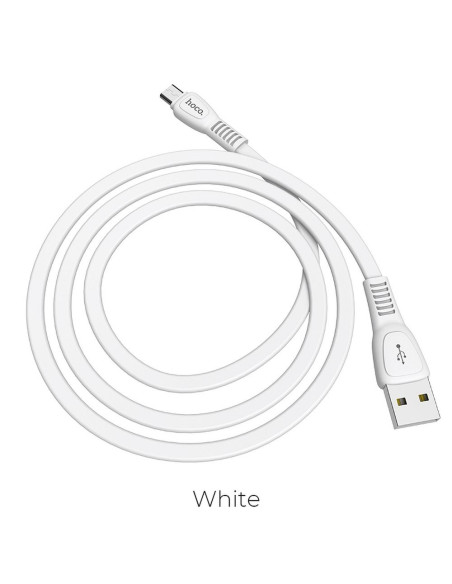 Câble HOCO Noah Micro X40 1 metre blanc