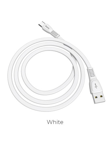 Câble HOCO cable USB Noah Type C X40 1 metre blanc