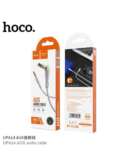 HOCO câble AUX Audio Jack 3,5mm UPA14 gris