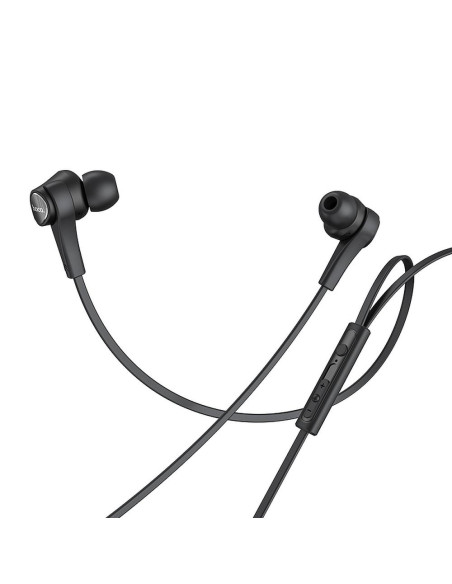 HOCO kit HF jack 3,5mm avec micro M66 noir
