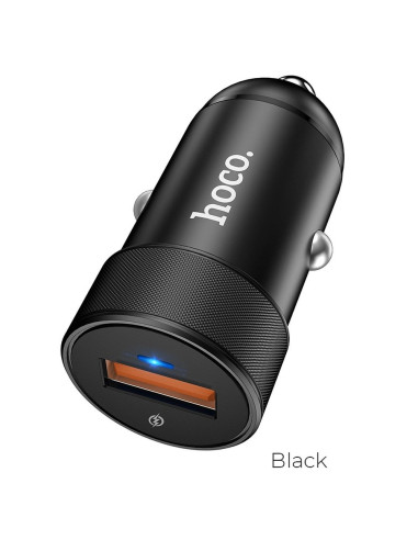 HOCO chargeur voiture Flash power QC 3.0 4A 18W Z32A noir