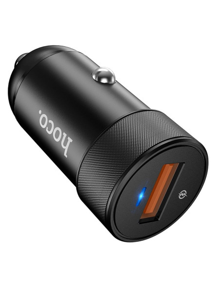 HOCO chargeur voiture Flash power QC 3.0 4A 18W Z32A noir