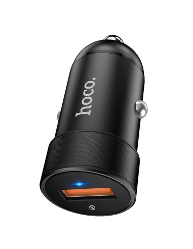 HOCO chargeur voiture Flash power QC 3.0 4A 18W Z32A noir