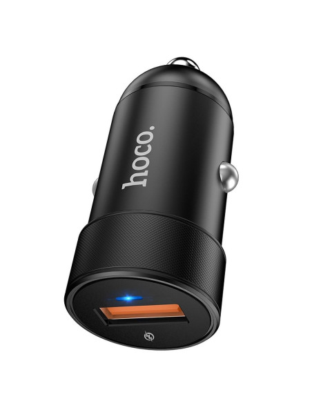 HOCO chargeur voiture Flash power QC 3.0 4A 18W Z32A noir