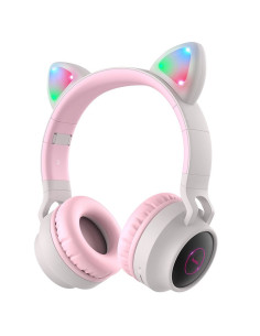 HOCO casque bluetooth W27 CAT EAR gris 2
