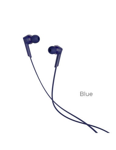 HOCO kit HF jack 3,5mm avec micro M72 bleu