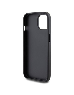 Véritable GUESS Case GUHCP15SG4GFGR pour iPhone 15 (4G Metal Logo / Grey) 2