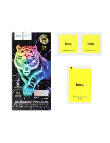 HOCO Verre trempé Full screen HD (SET 10en1) - MULTIPACK - pour Iphone XS Max (G7) / 11 Pro Max (G7)