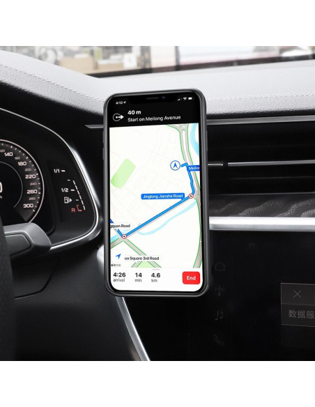 HOCO support voiture magnétique AIR OUTLET CA59 argent