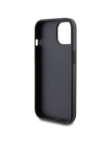 Véritable GUESS Case GUHCP15MG4GFGR pour iPhone 15 PLUS (4G Metal Logo / Grey)