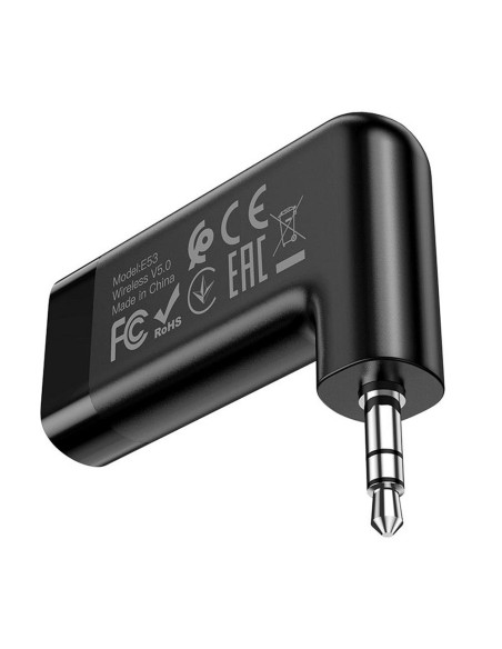 HOCO wireless AUX car receiver E53 black