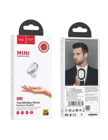 HOCO oreillette bluetooth Mia mini E54 blanc
