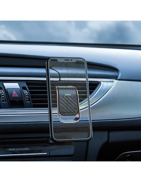 HOCO support voiture magnétique sur la grille de ventilation CA74 noir-gris