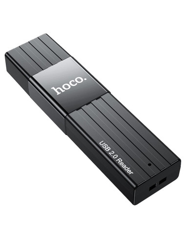 HOCO lecteur de carte mémoire 2w1 Mindful USB2.0