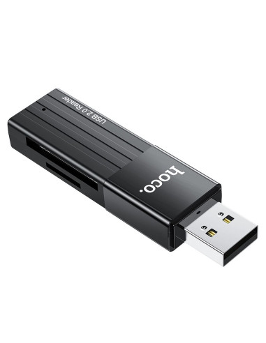 HOCO lecteur de carte mémoire 2w1 Mindful USB2.0