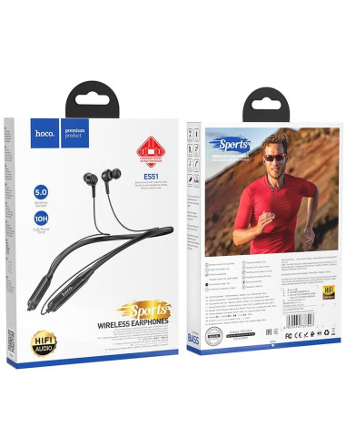 HOCO ecouteurs bluetooth stereo ERA sport ES51 NOIR