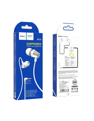 HOCO kit HF / écouteurs stereo M79 Cresta BLANC
