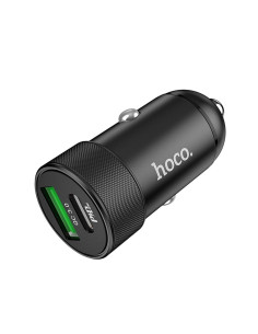 HOCO Chargeur voiture Power Delivery PD27W + USB QC3.0 Z32B noir