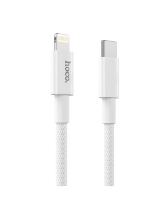 HOCO cable Type C pour iPhone Lightning 8-pin Power Delivery Fast Charge PD20W X56 blanc