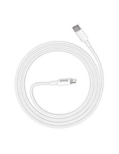 HOCO cable Type C pour iPhone Lightning 8-pin Power Delivery Fast Charge PD20W X56 blanc